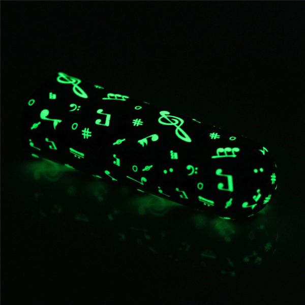 Wibrator łechtaczkowy LoveToy Music Massager Glow In The Dark, 8,5 cm (czarny) 16204 zdjęcie