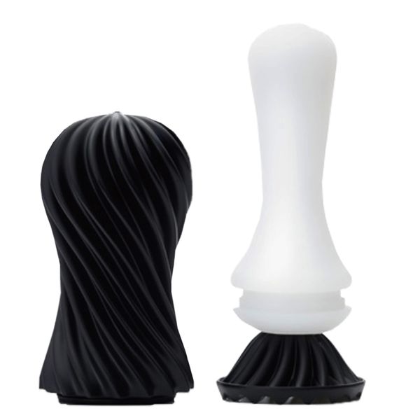 Masturbator Tenga Flex Rocky, 17,6 cm (czarny) 19476 zdjęcie