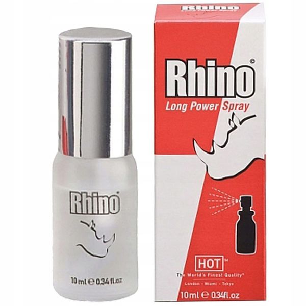 Spray wzmacniający erekcję Hot Rhino Long Power Spray, 10ml 3766 zdjęcie