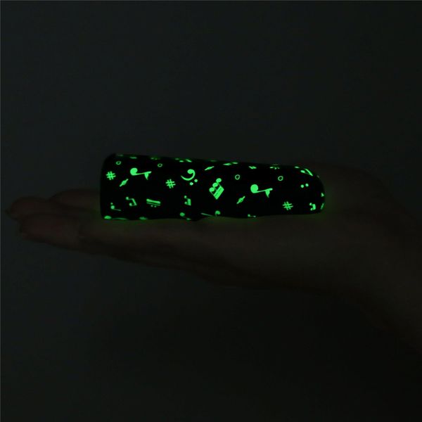 Вібратор для клітора LoveToy Music Massager Glow In The Dark, 8,5 см (чорний) 16204 фото