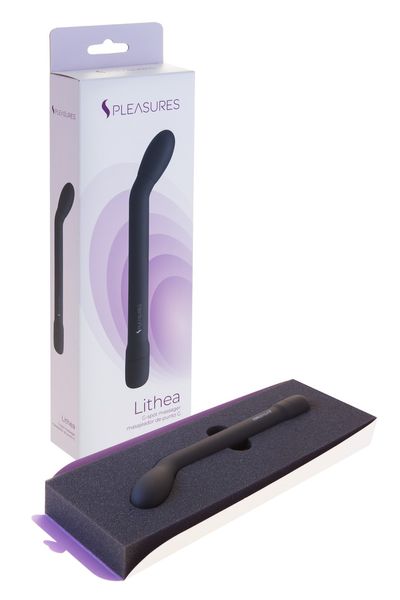 Wibrator Pleasures Lithea, 18 cm (czarny) 23633 zdjęcie