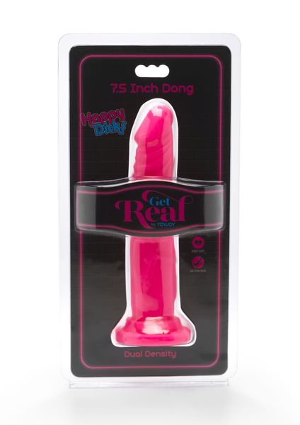 Dildo Get Real Happy Dicks Dong 7.5 In, 19 cm (różowy) 7527 zdjęcie