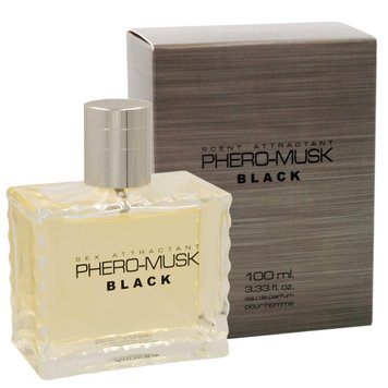 Męskie perfumy z feromonami Pheromusk Black, 100 ml 7539 zdjęcie