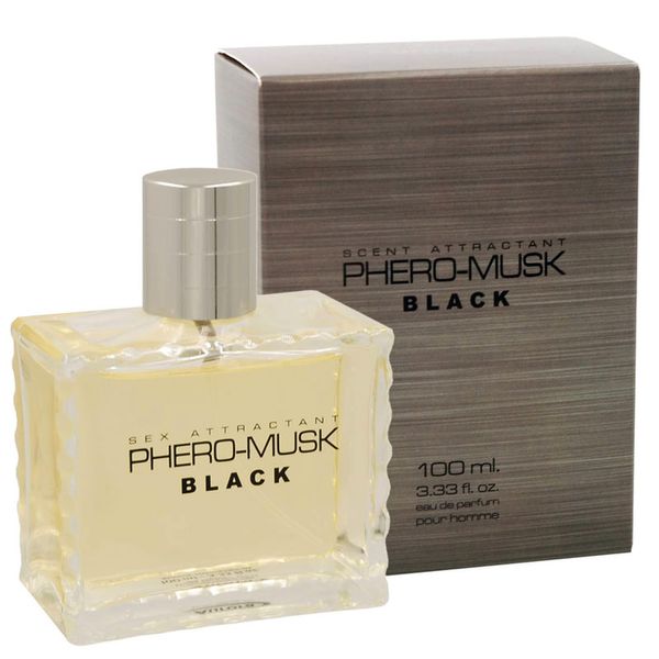 Мужские духи с феромонами Pheromusk Black, 100 мл 7539 фото