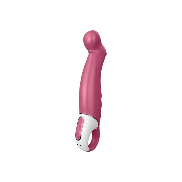 Вибратор для точки G Satisfyer Vibes Petting Hippo, 25,5 см (розовый) 9380 фото