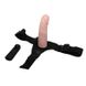 Strapon z wibracjami LyBaile Ultra Passionate Harness, 15 cm (w kolorze cielistym) 21885 zdjęcie 4