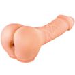 Masturbator Real Body Two In One , 20 cm (cielisty) 18054 zdjęcie