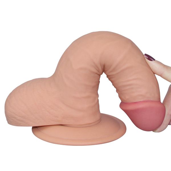 Dildo The Ultra Soft Dude Flesh, 18 cm (телесный) 14173 zdjęcie