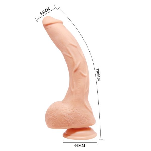 Dildo Baile Beautiful Jack, 27 cm (w kolorze cielistym) 21983 zdjęcie