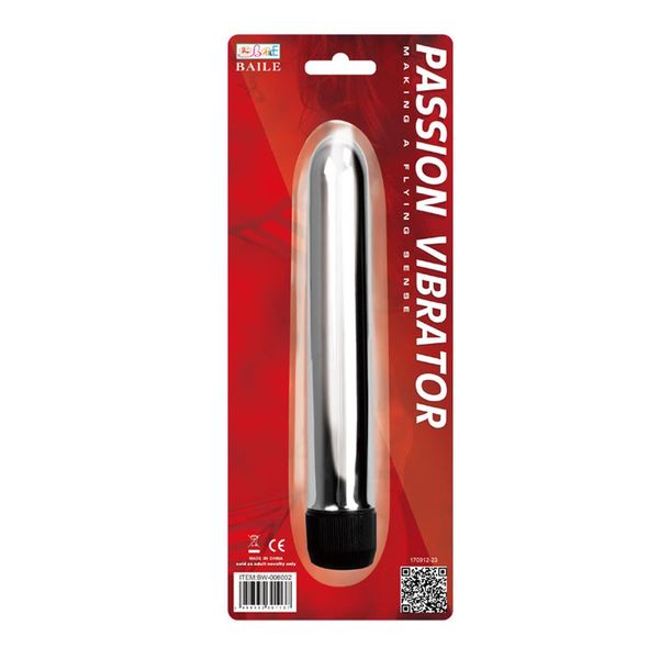 Mini wibrator Baile Passion, 17 cm (srebro) 14540 zdjęcie