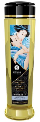 Массажное масло Shunga Adorable кокос, 240 мл 15117 фото