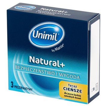 Презервативи Unimil Natural+ 3 шт. 13213 фото