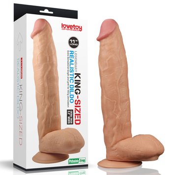 Dildo Legendary King Sized Realistic, 29,5 cm (w kolorze cielistym) 14616 zdjęcie