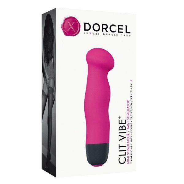 Мини вибратор для клитора Dorcel Clit Vibe, 12 см (розовый) 12841 фото