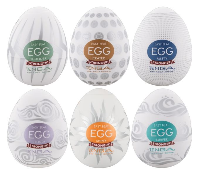 Набор мастурбаторов Tenga Egg Hard Boild Pack, 6 шт 9466 фото