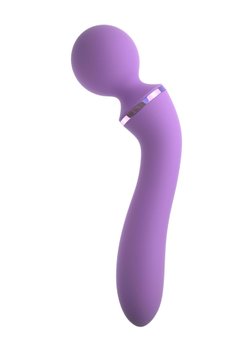 Wibrator wielofunkcyjny Pipedream Duo Wand Massage-Her, 19,6 cm (liliowy) 7127 zdjęcie