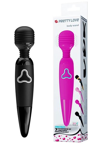 Wibromasażer Pretty Love Body Wand, 25 cm (czarny) 9049 zdjęcie