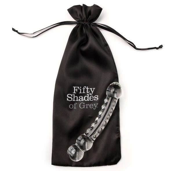 Szklane dildo Fifty Shades of Grey Drive Me Crazy, 19 cm (przezroczysty) 23922 zdjęcie