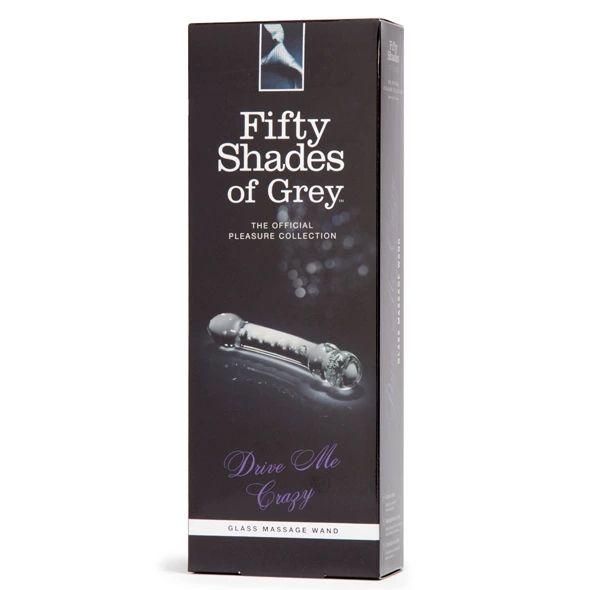 Szklane dildo Fifty Shades of Grey Drive Me Crazy, 19 cm (przezroczysty) 23922 zdjęcie