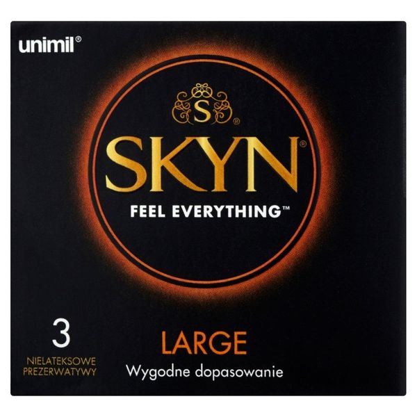 Безлатексные презервативы SKYN Large, 3 шт 20740 фото