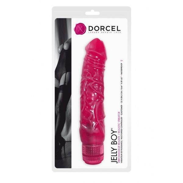 Realistyczny wibrator Dorcel Jelly Boy, 22 cm (fuksja) 12843 zdjęcie