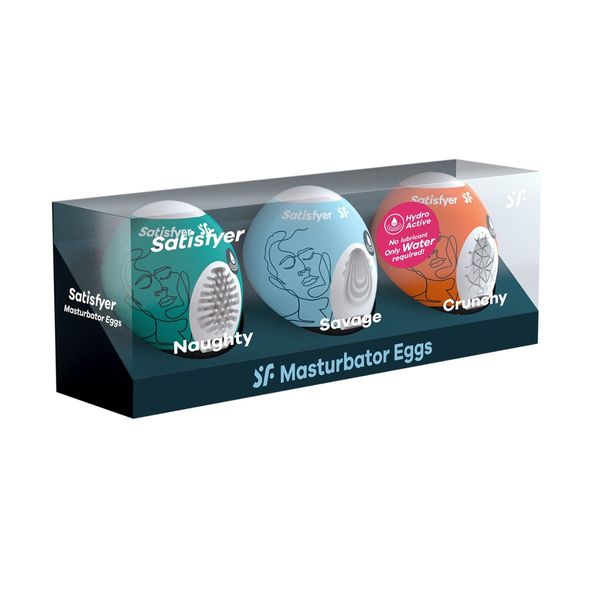 Набор мастурбаторов Satisfyer Masturbator Egg Set, 3 шт 34854 фото