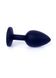 Korek analny z kryształkiem Boss Plug Jewellery, 8 cm (niebieski) 8002 zdjęcie 6