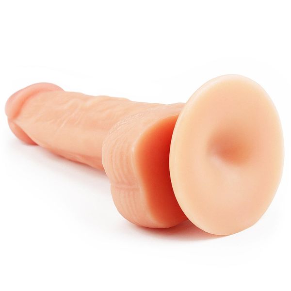 Realistyczne dildo LoveToy The Ultra Soft Dude, 20 cm (w kolorze cielistym) 14177 zdjęcie