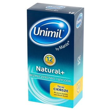 Презервативи Unimil Natural+ 12 шт 13216 фото