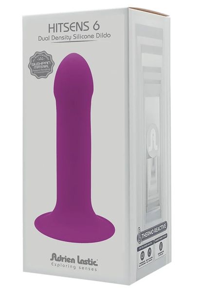 Dildo Adrien Lastic Hitsens 6, 13,5 cm (fioletowy) 10203 zdjęcie