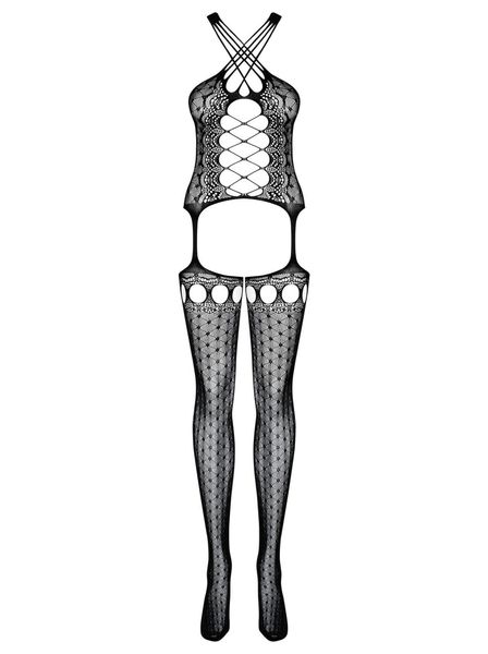 Bodystocking Obsessive G313, S-L (czarny) 5467 zdjęcie