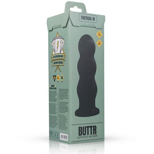 Анальная пробка Buttr Tactical III Dildo, 24,9 см (черный) 8460 фото