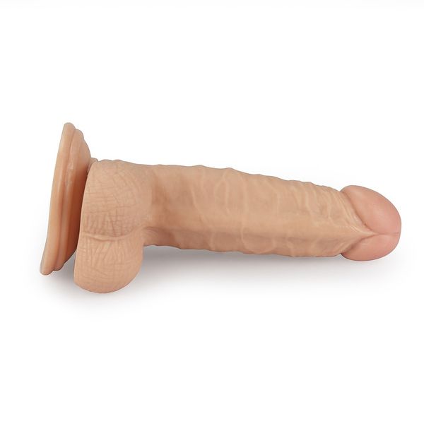 Dildo LoveToy Real Extreme, 17,5 cm (w kolorze cielistym) 22133 zdjęcie