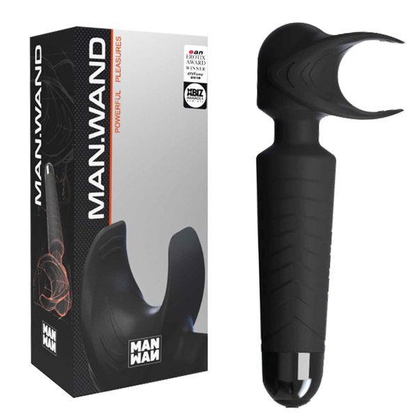 Masturbator Man.Wan Man Wand, 20 cm (czarny) 18073 zdjęcie