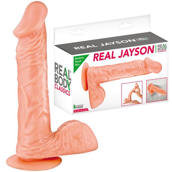 Dildo Real Body Real Jayson, 21 cm (w kolorze cielistym) 18033 zdjęcie