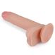 Dildo z przyssawką Dual-Layered Silicone Cock Flesh, 18 cm (w kolorze cielistym) 14426 zdjęcie 6