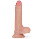 Dildo z przyssawką Dual-Layered Silicone Cock Flesh, 18 cm (w kolorze cielistym) 14426 zdjęcie 2