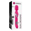 Вібратор Dorcel Dual Orgasms, 24 см (рожевий)