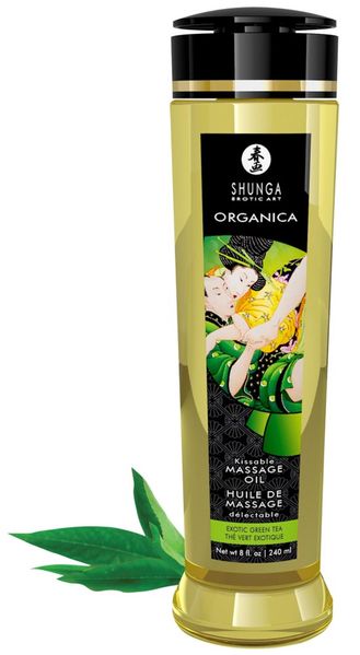 Olejek do masażu Shunga Organica Exotic herbata zielona, 240 ml 15123 zdjęcie