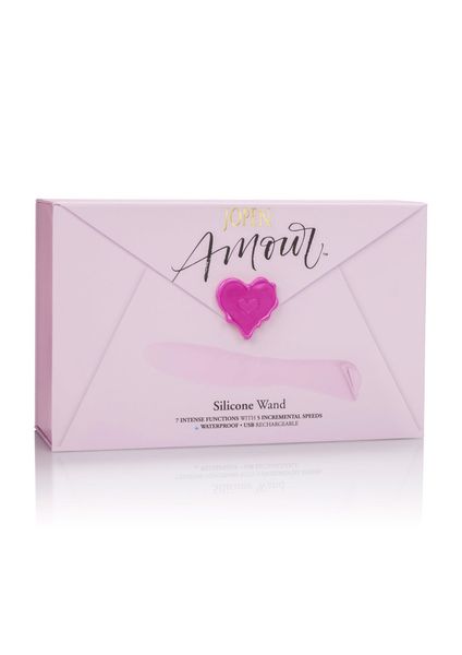 Вибратор Amour Silicone Wand, 20,5 см (розовый) 5924 фото