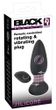 Анальна пробка Black Velvets Rotating & Vibrating Plug, 14 см (чорний)