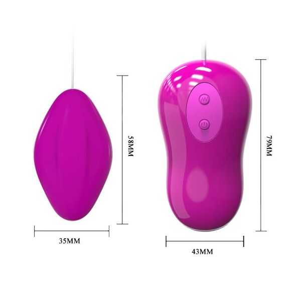 Віброяйце Pretty Love Avery Vibrating Egg, 5,8 см (фіолетовий) 7666 фото