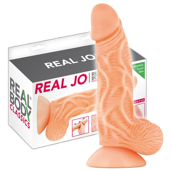 Фалоімітатор на присосці Real Body Real JO, 18,5 см (тілесний) 18055 фото