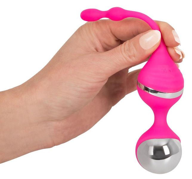 Вагинальные шарики Smile Vibrating Love Balls Rechargeable, 18 см (розовый) 5025 фото