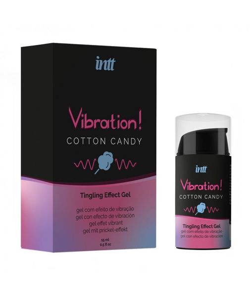 Wibrator w płynie Intt Vibration Cotton Candy Tingling Effect Gel, 15 ml 22484 zdjęcie