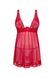 Сексуальный комплект Obsessive Lacelove babydoll & thong, XL/2XL (красный) 16216 фото 7