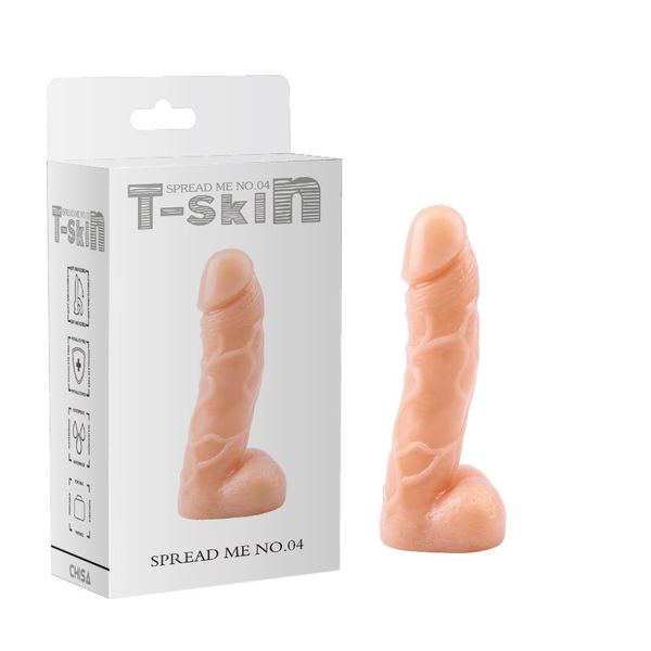 Dildo Chisa T-Skin Spread Me No.04, 17,7 cm (w kolorze cielistym) 13382 zdjęcie