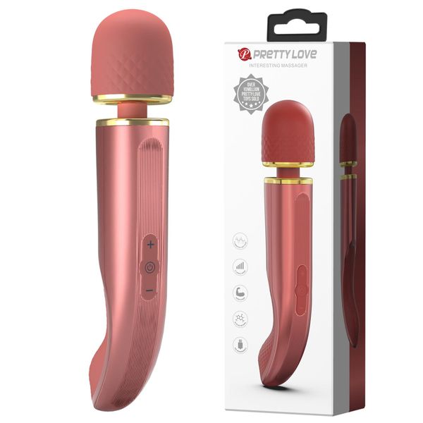 Wibromasażer Pretty Love Interesting Massager, 29 cm (brzoskwinia) 27025 zdjęcie