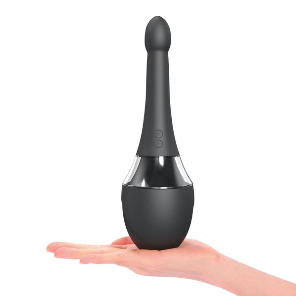 Автоматичний анальний душ з вібрацією Dorcel Douche Mate Pro, 200 мл (чорний) 18157 фото