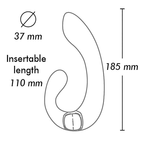 Wibrator Shunga Miyo Intimate,18,5 cm (karmazynowy) 15200 zdjęcie